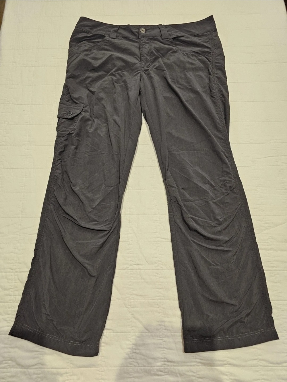 Helly Hansen Mens Gray Cargo Hiking Pants Size 32X30 Outdoor Techwear HH